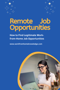 Remote job opportunities